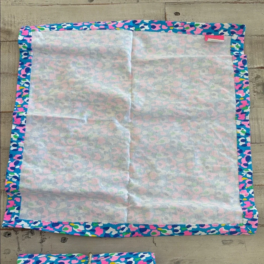 Lilly Pulitzer 4 Hotty Dotty Fabric Napkins With Rings
